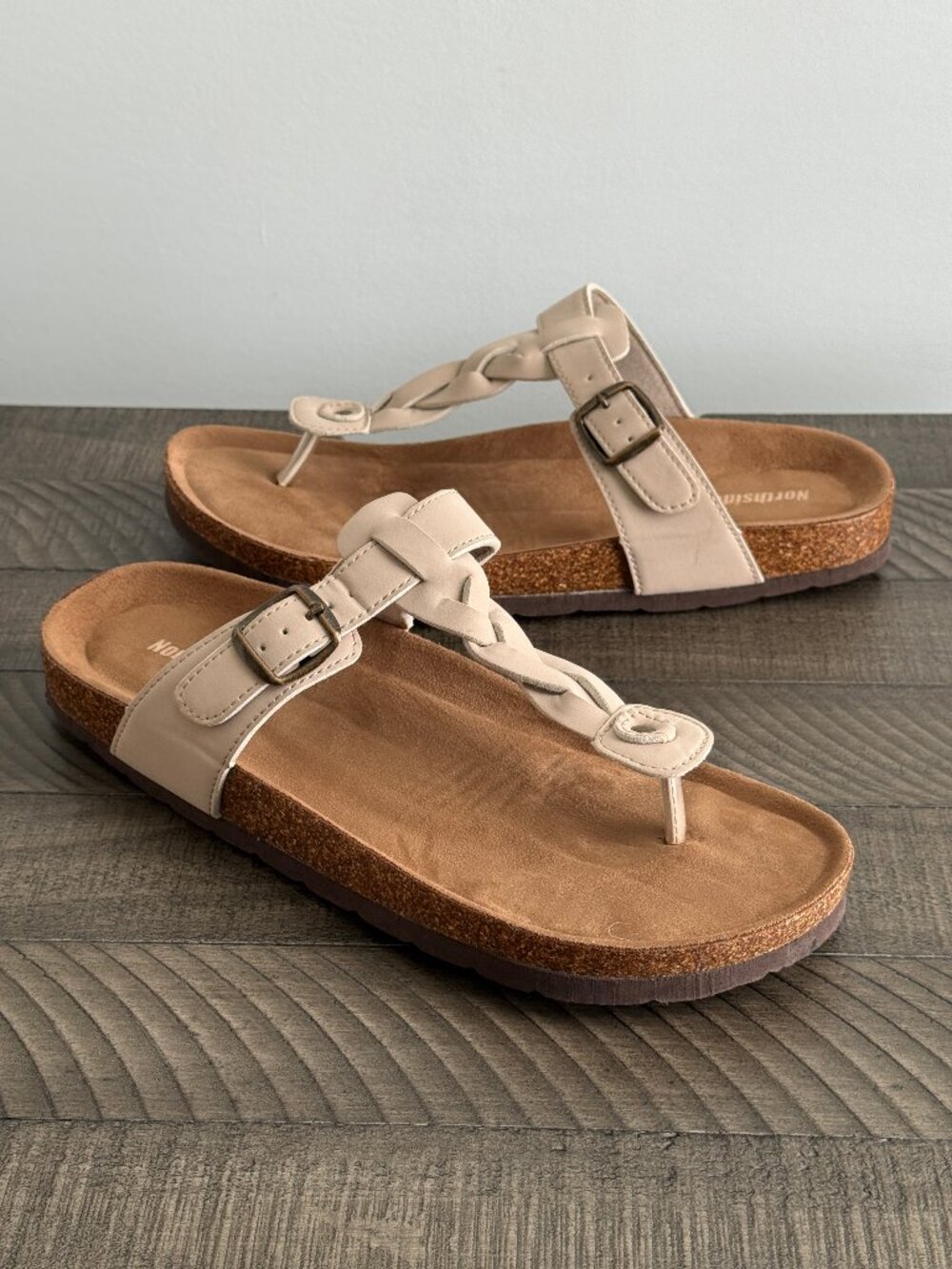 Northside Women's Dina Thong Cork Sandals Women's Size 11